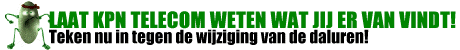 Stop de plannen van KPN